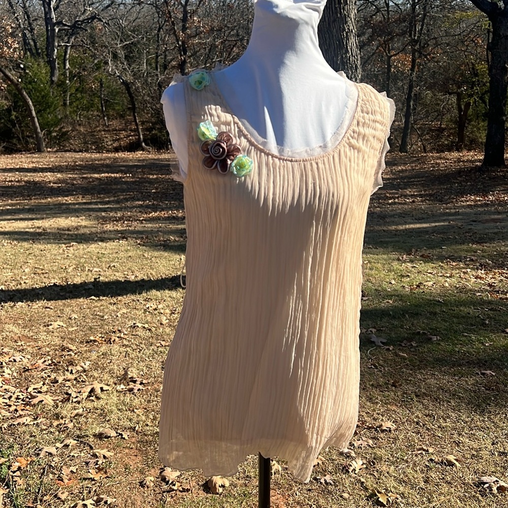 PINEAPPLE PATCH EMBELLISHED TANK …….230